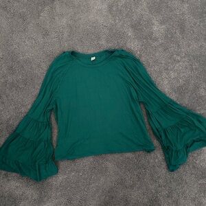 Elegant Green Women's Top